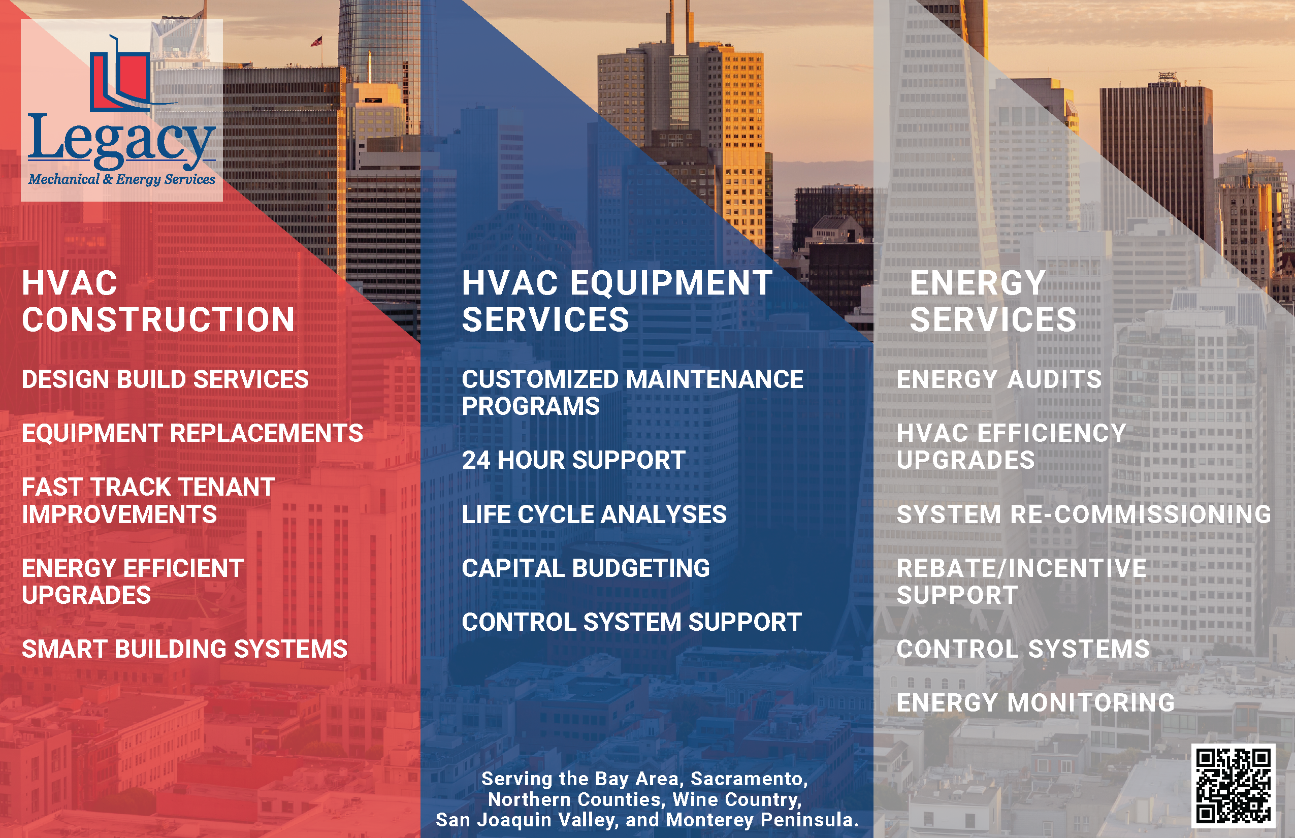 Legacy Mechanical services and capabilities
